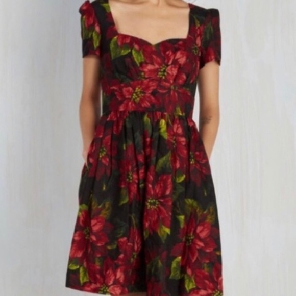 modcloth christmas dress